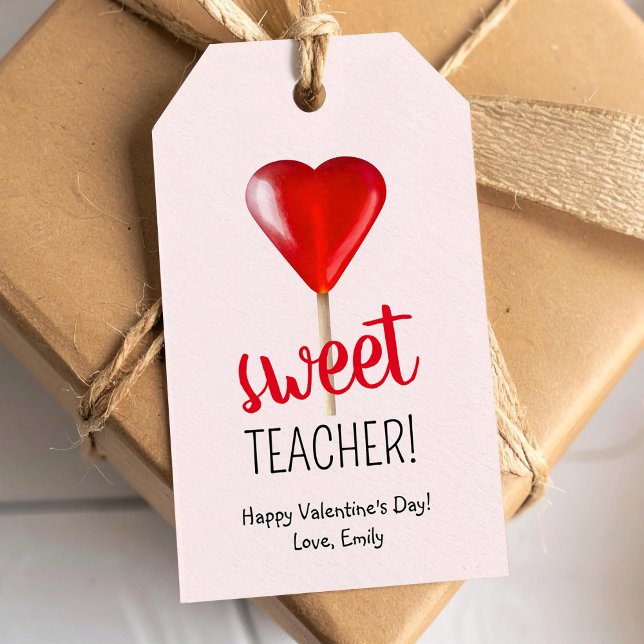 Sweet teacher Valentine's day Gift Tags (Creator Uploaded)