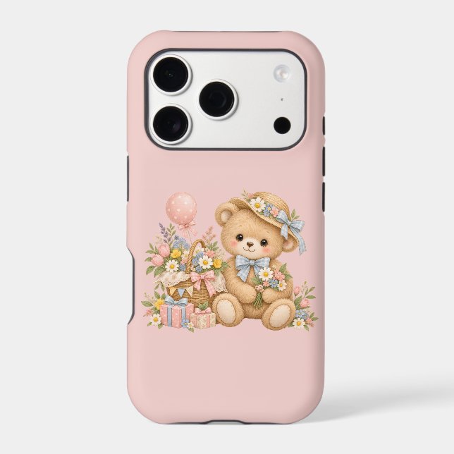 Sweet Teddy Bear Party Design (Back)