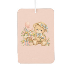 Sweet Teddy Bear Party Design Car Air Freshener