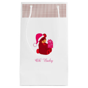 Sweet Teddy Bear with Present Small Gift Bag