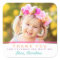 Sweet Thank You Photo Birthday Stickers