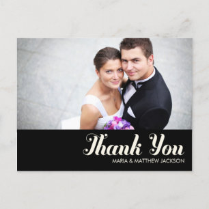 SWEET THANKS WEDDING POSTCARD