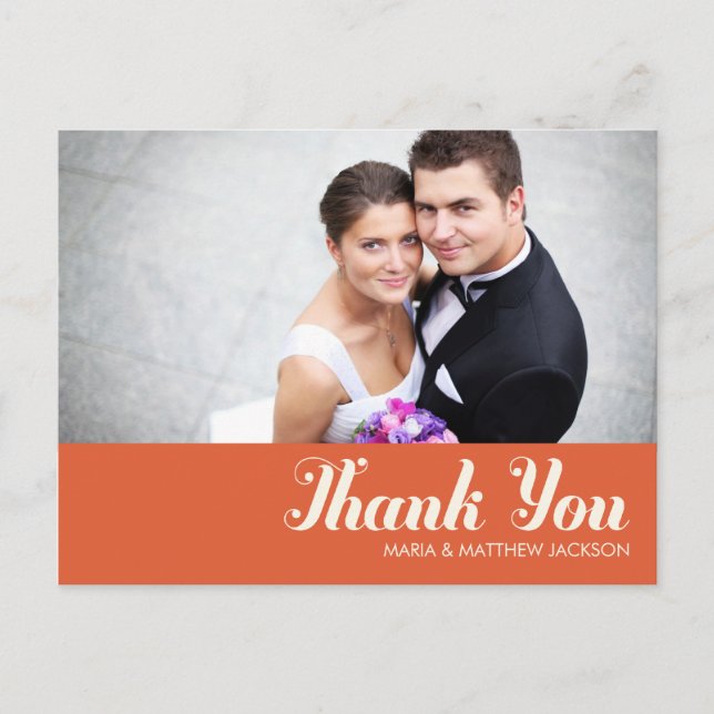SWEET THANKS  | WEDDING POSTCARD (Front)