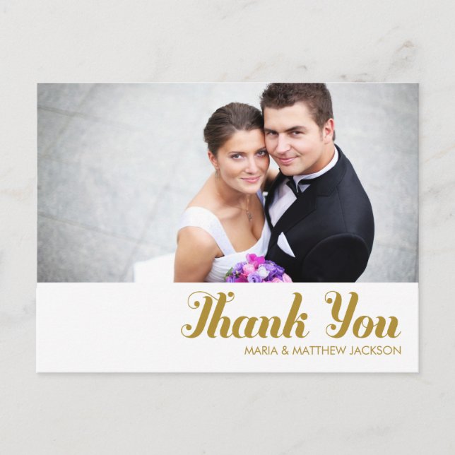 SWEET THANKS  | WEDDING POSTCARD (Front)