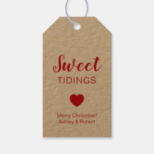 Sweet Tidings Tags for Christmas Candy & Treats