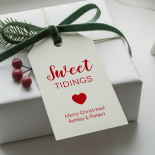 Sweet Tidings Tags for Christmas Candy & Treats