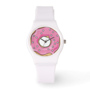 Sweet Time Pink Doughnut Watch