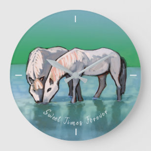Sweet Times Forever Large Clock