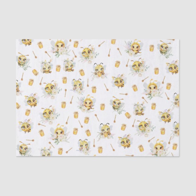 Sweet to Bee' Birthday Gift Tissue Paper (Front)