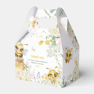 Sweet to Bee ONE Bumble Bee 1st Birthday Favour Box