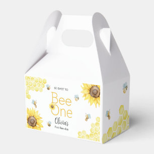 Sweet To Bee One First Bee Day Birthday Party Favour Box
