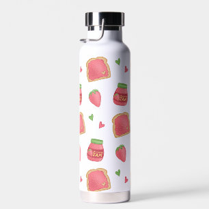 Sweet Toast and Strawberry Jam Water Bottle