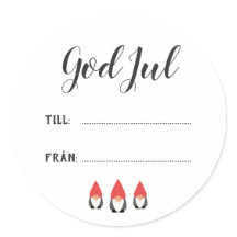 Sweet Tomtenissar - Christmas paper labels