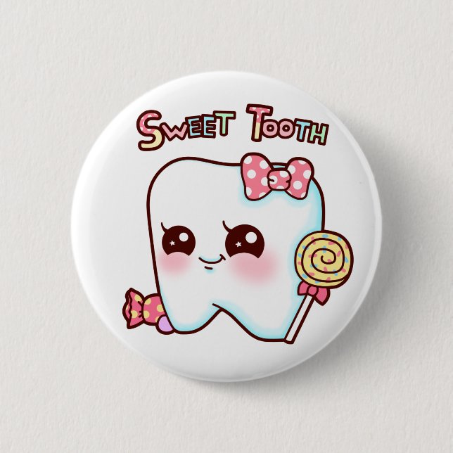 Sweet Tooth Button (Front)