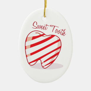 Sweet Tooth Ceramic Tree Decoration