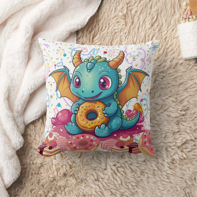 Sweet Tooth Dragon big print  Cushion (Blanket)