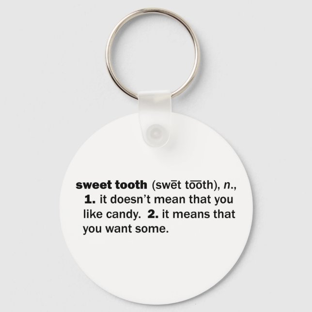 Sweet Tooth Key Ring (Front)