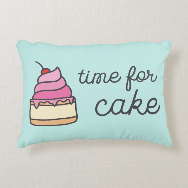 Sweet Tooth: Time for Cake Decorative Cushion (Front)