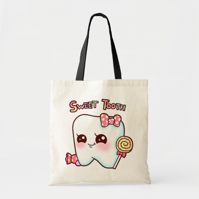 Sweet Tooth Tote Bag (Front)