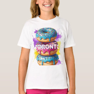 Sweet Toronto, Bright Doughnuts, by Natasha Us T-Shirt