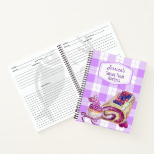 Sweet Treat Dessert Recipes Notebook