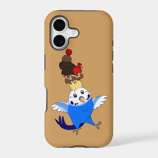 sweet treat [phone case-budgie blue]