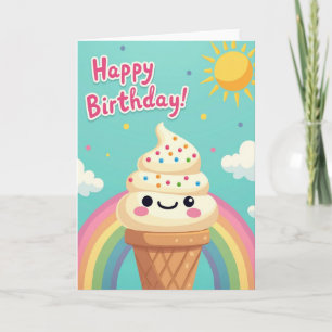 Sweet Treat Rainbow Birthday Card