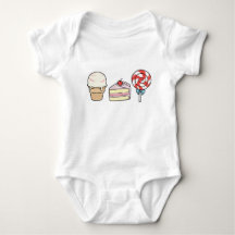 Sweet Treat Trio Baby Bodysuit