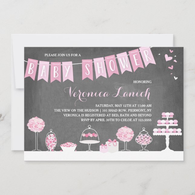 Sweet Treats | Baby Shower Invitation (Front)