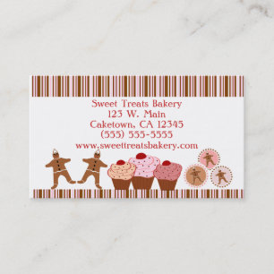 Sweet Treats Bakery Business Card