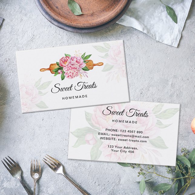 Sweet Treats Bakery  Business Card (Creator Uploaded)