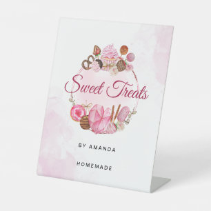 Sweet Treats Bakery  Pedestal Sign