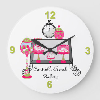 Sweet Treats Bakery Shop Wall Clock