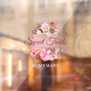 Sweet Treats bakery Window Cling