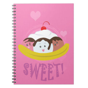 Sweet Treats - Banana Split! Notebook