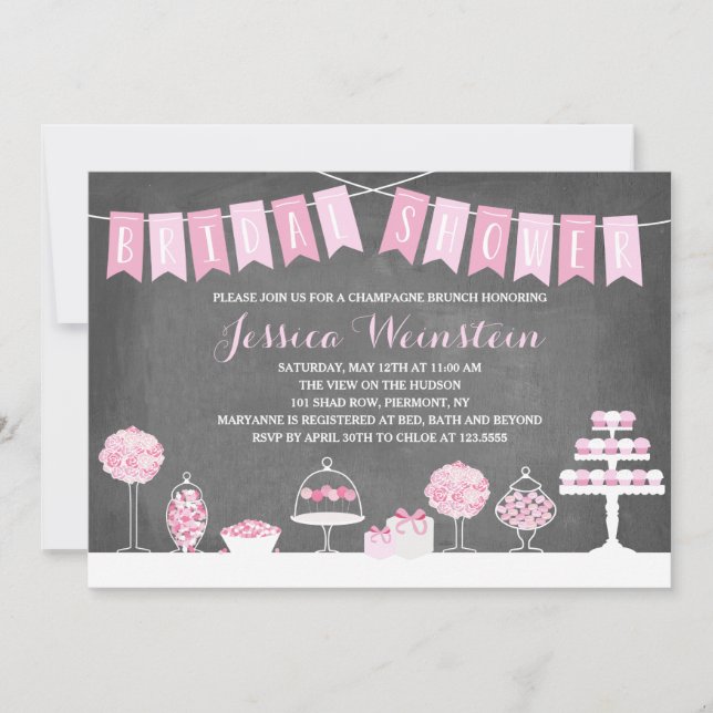 Sweet Treats | Bridal Shower Invitation (Front)