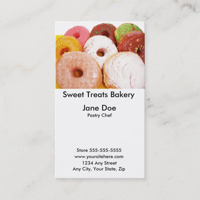 Sweet Treats Business Card (Front)