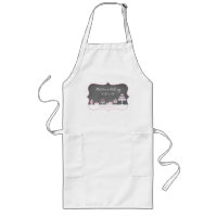Sweet Treats Chalkboard Bakery Business Apron