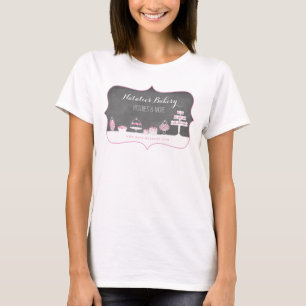 Sweet Treats Chalkboard Bakery Business T-Shirt