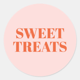 Sweet Treats Classic Round Sticker