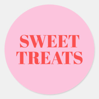Sweet Treats Classic Round Sticker