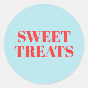 Sweet Treats Classic Round Sticker