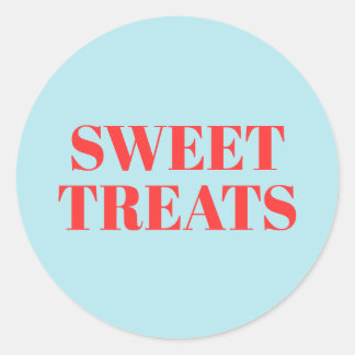 Sweet Treats Classic Round Sticker