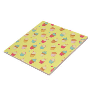 Sweet Treats Cupcake Ceramic Tile