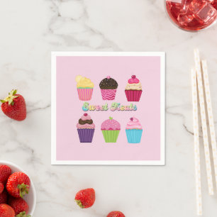 Sweet Treats Cupcakes Napkin