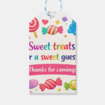 Sweet Treats Favour Tag – Candy Theme Party theme