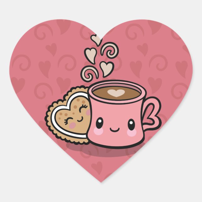 Sweet Treats heart stickers (Front)