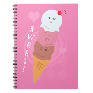 Sweet Treats - Ice Cream Cone! Notebook
