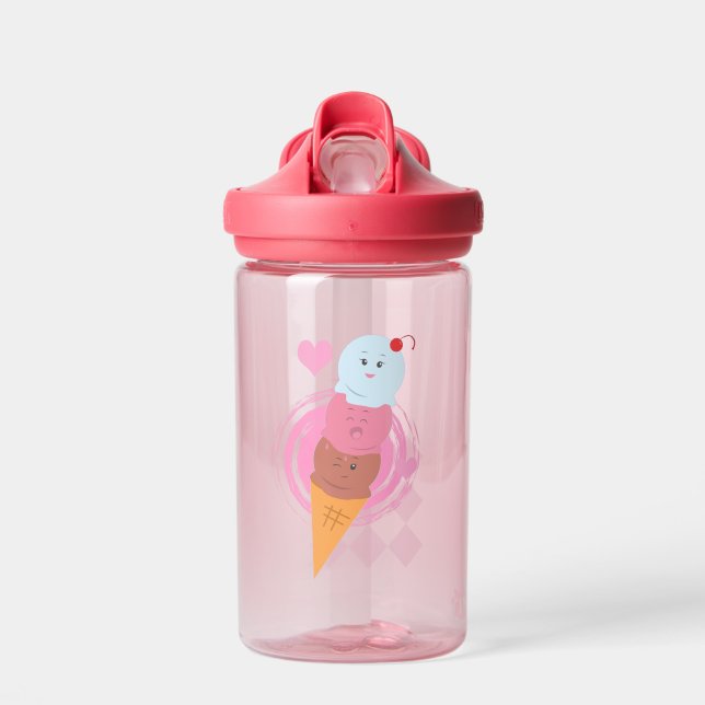 Sweet Treats - Ice Cream! Water Bottle (Front)