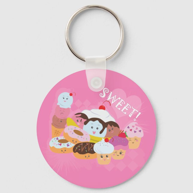 Sweet Treats Key Ring (Front)
